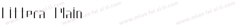 Littera Plain字体转换